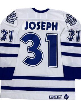 RARE CURTIS JOSEPH Jersey Toronto Maple Leafs Vintage 2000s NHL Hockey Large